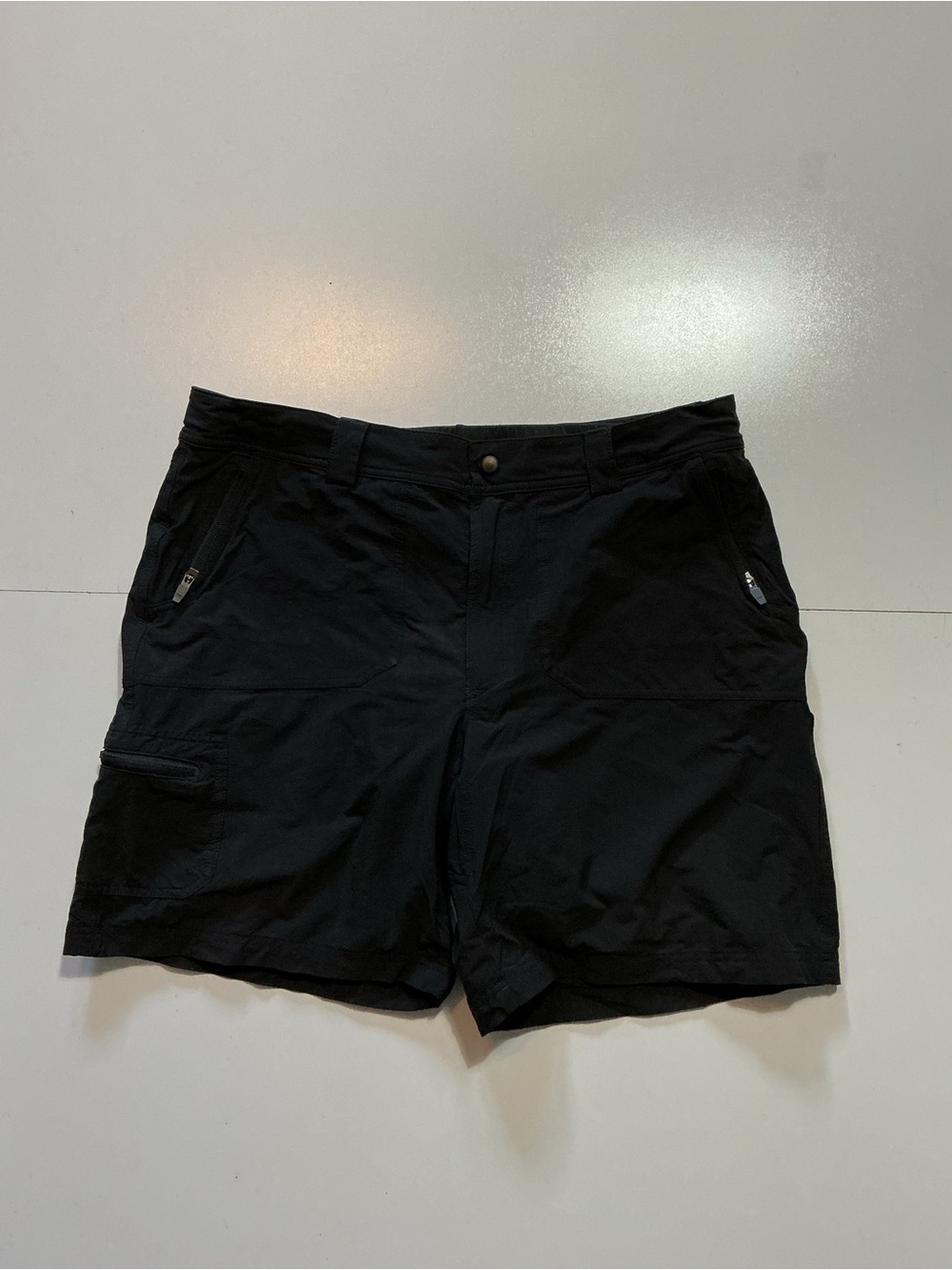 L.L. Bean SunSmart Black Mountain Bike Cycling Removable Padded Liner Shorts